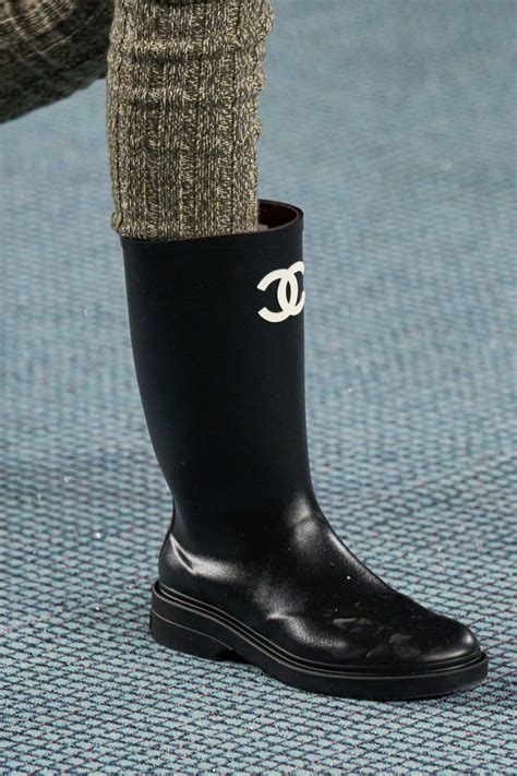 coco chanel rain boots